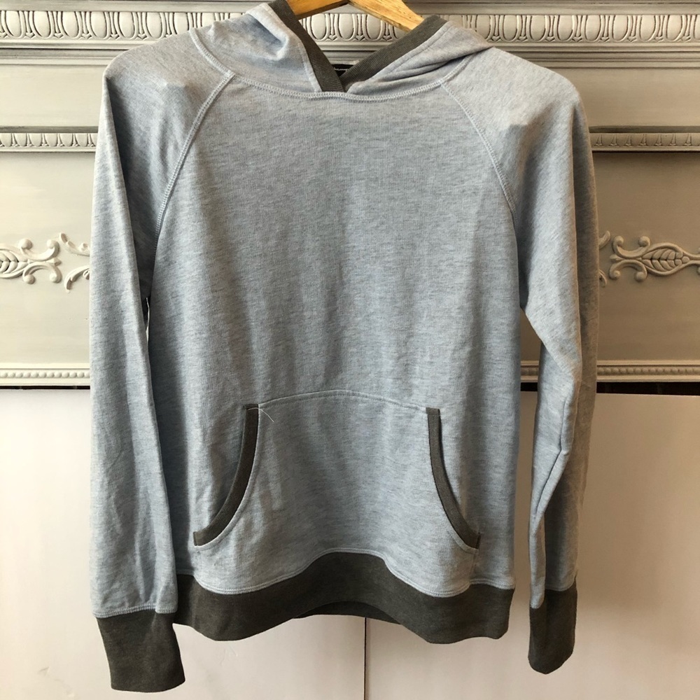Champion elite hoodie blue/gray SZ M